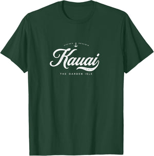 Kauai Hawaii Vintage Retro T-Shirt - T-Shirt | Forest