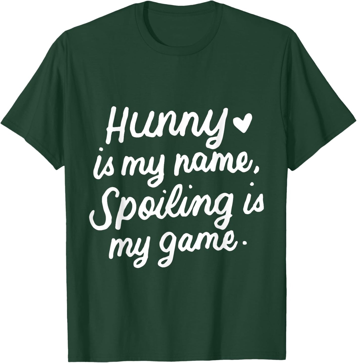 Hunny Is My Name Funny Gifts for Grandma Grandmother T-Shirt - T-Shirt | Forest