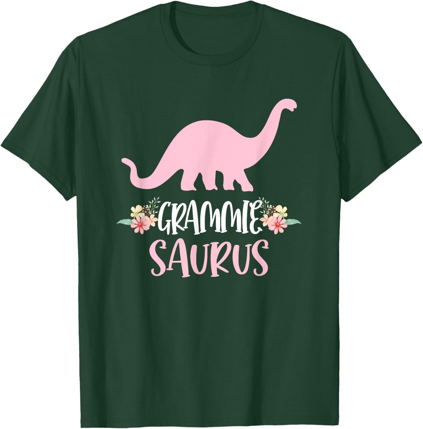 Grammie Saurus Grandma Mother's Day Thanksgiving Christmas T-Shirt - T-Shirt | Forest