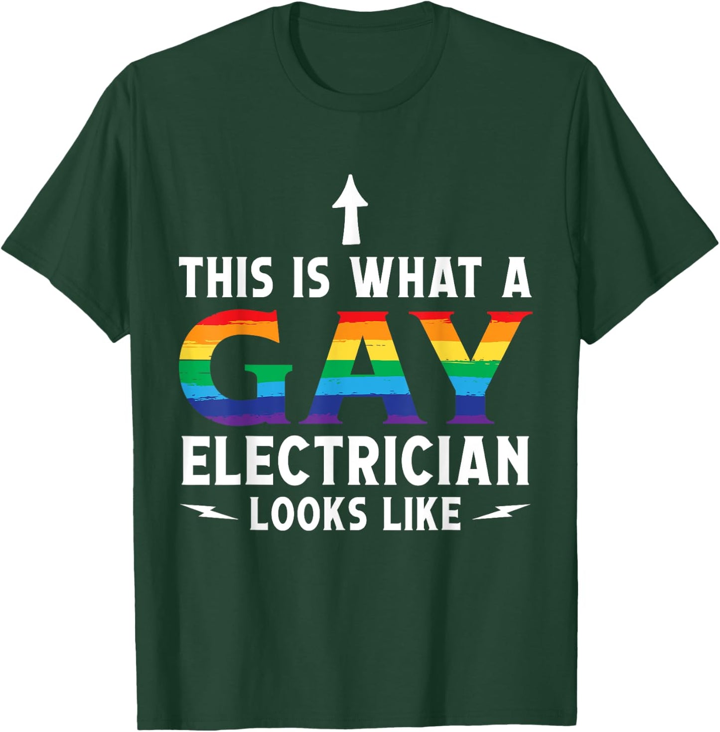 This is what a Gay Electrician looks like Circuit Cable T-Shirt - T-Shirt | Forest
