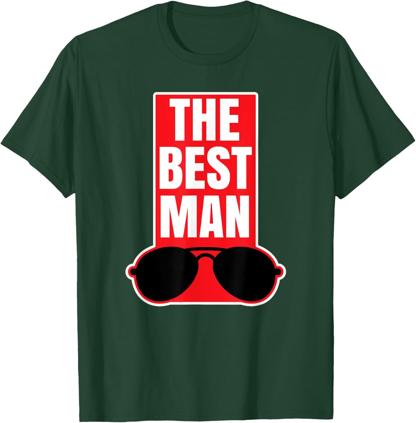 Best Man Cool Wedding Party Gift Groom Shirt T-Shirt - T-Shirt | Forest