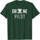 Drone Pilot Shirt with Quadcopter and Skull T-Shirt - T-Shirt | Forest