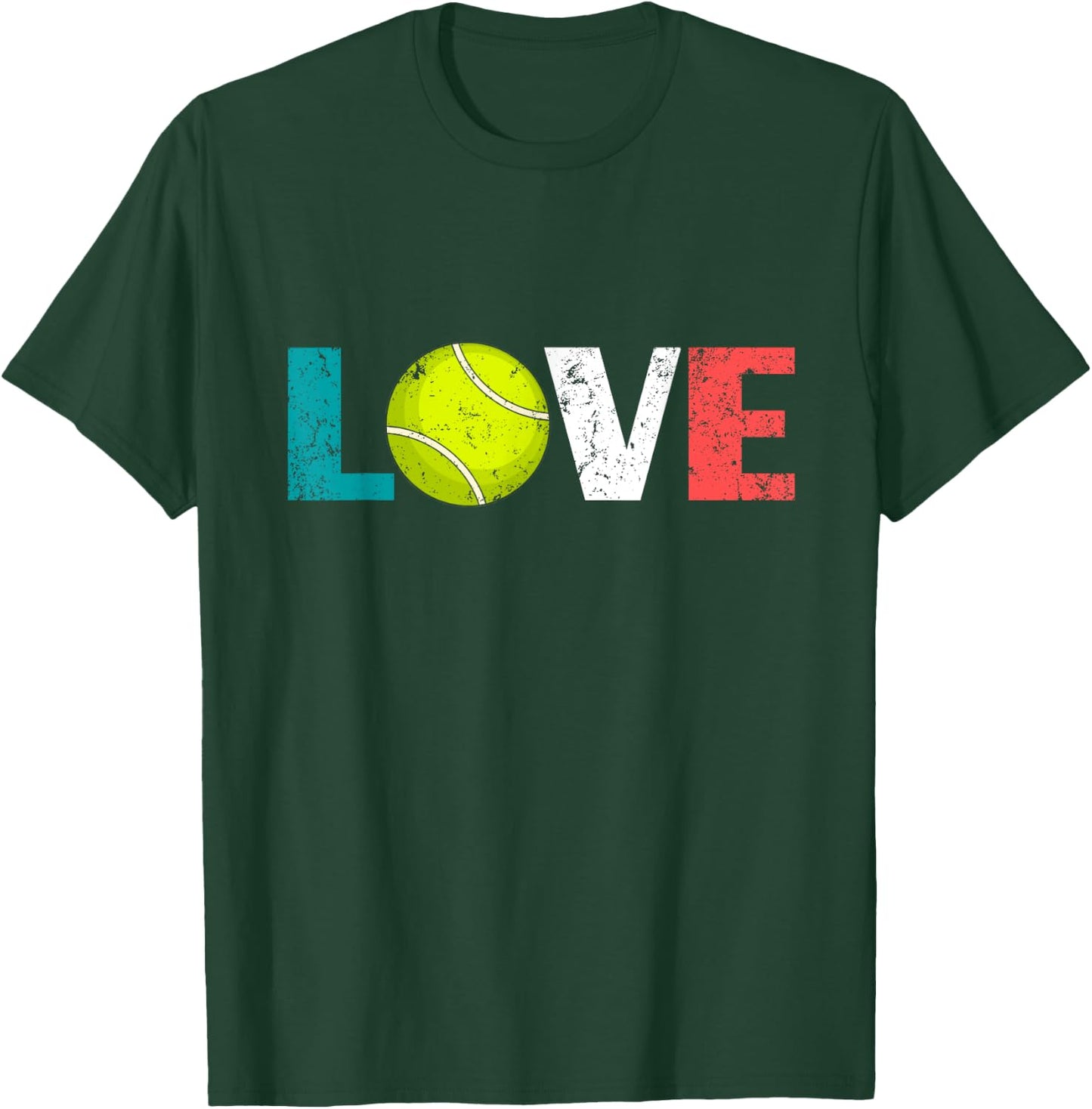 I Love Tennis - Ball Player Cool Tennis Girl Boy T-Shirt - T-Shirt | Forest