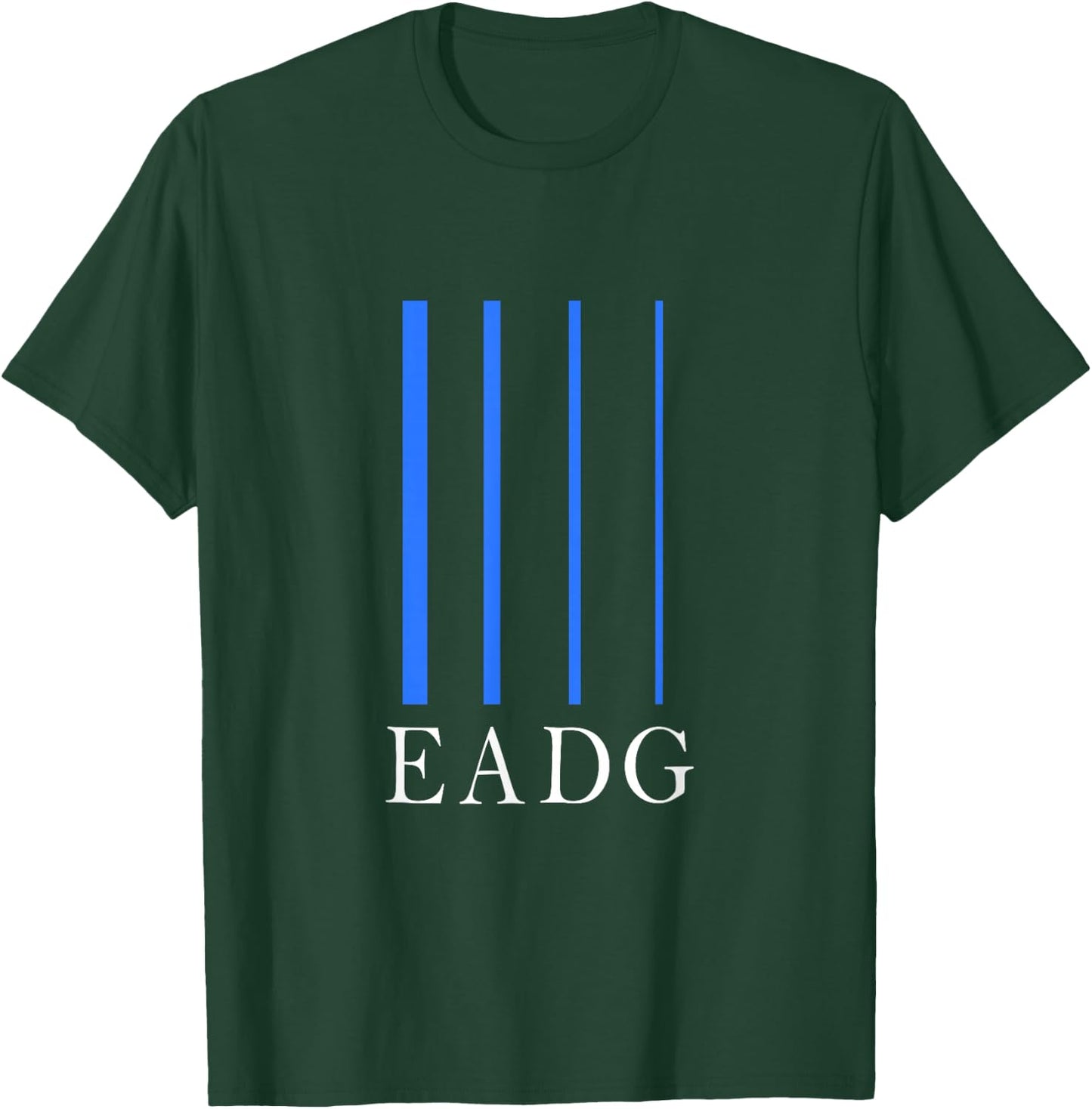 EADG Electric Bass Guitar Bassist 4-String T-Shirt - T-Shirt | Forest
