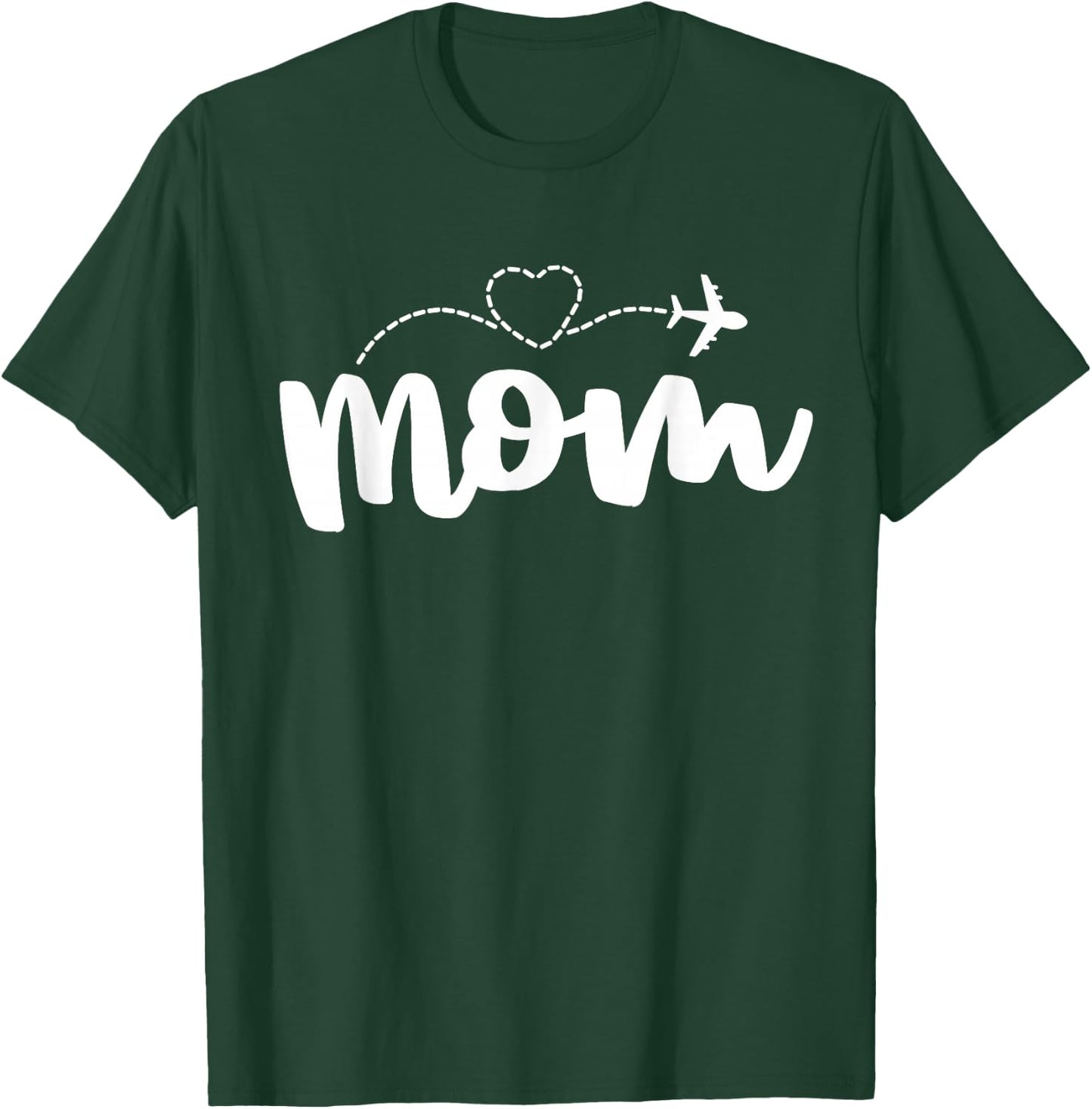Mom Flight Attendant Shirts Cabin Crew Gift Mothers Day T-Shirt - T-Shirt | Forest