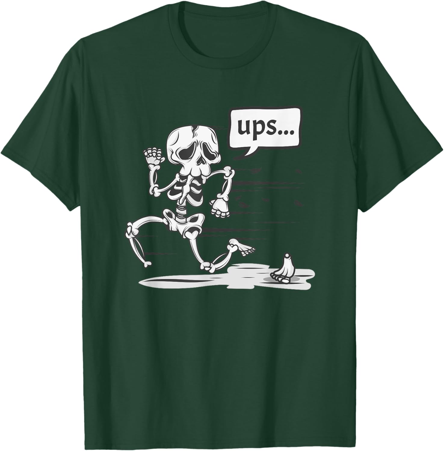 Funny Broken Bone Foot Skeleton Surgery Gift Men Women Kids T-Shirt - T-Shirt | Forest