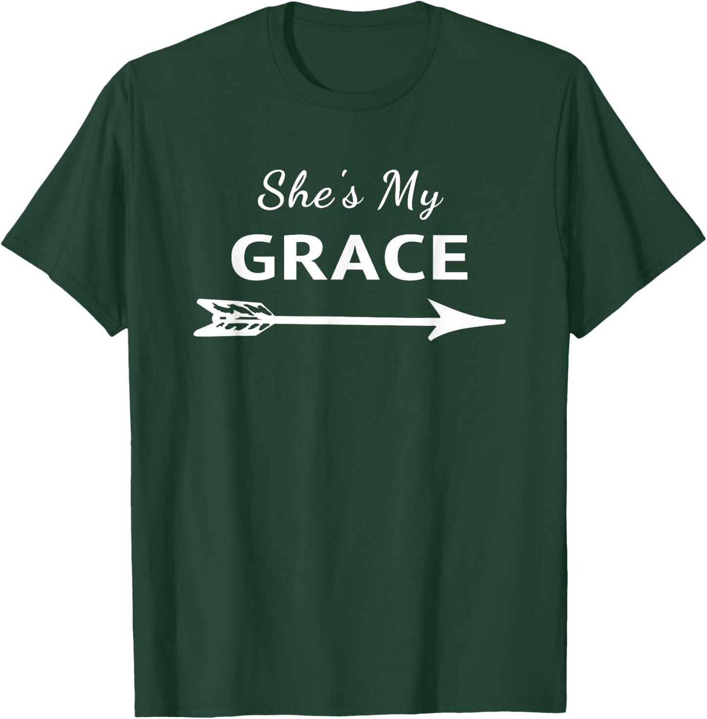 Matching She's My Grace Women Friends BFFs T-Shirt - T-Shirt | Forest