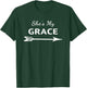 Matching She's My Grace Women Friends BFFs T-Shirt - T-Shirt | Forest