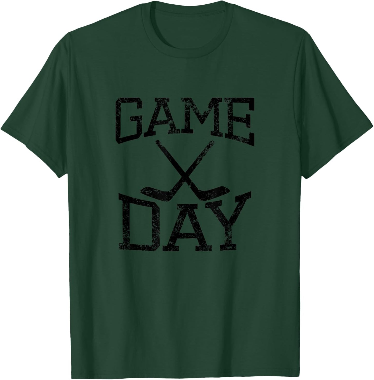 Game Day Hockey Season T-Shirt - T-Shirt | Forest