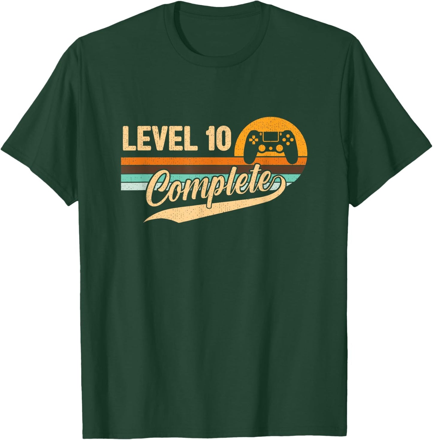 10th Wedding Anniversary 10 Year Him & Her Level 10 Complete T-Shirt - T-Shirt | Forest