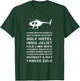 Helicopter Pilot Phone Alphabet Alpha Bravo Charlie T-Shirt - T-Shirt | Forest