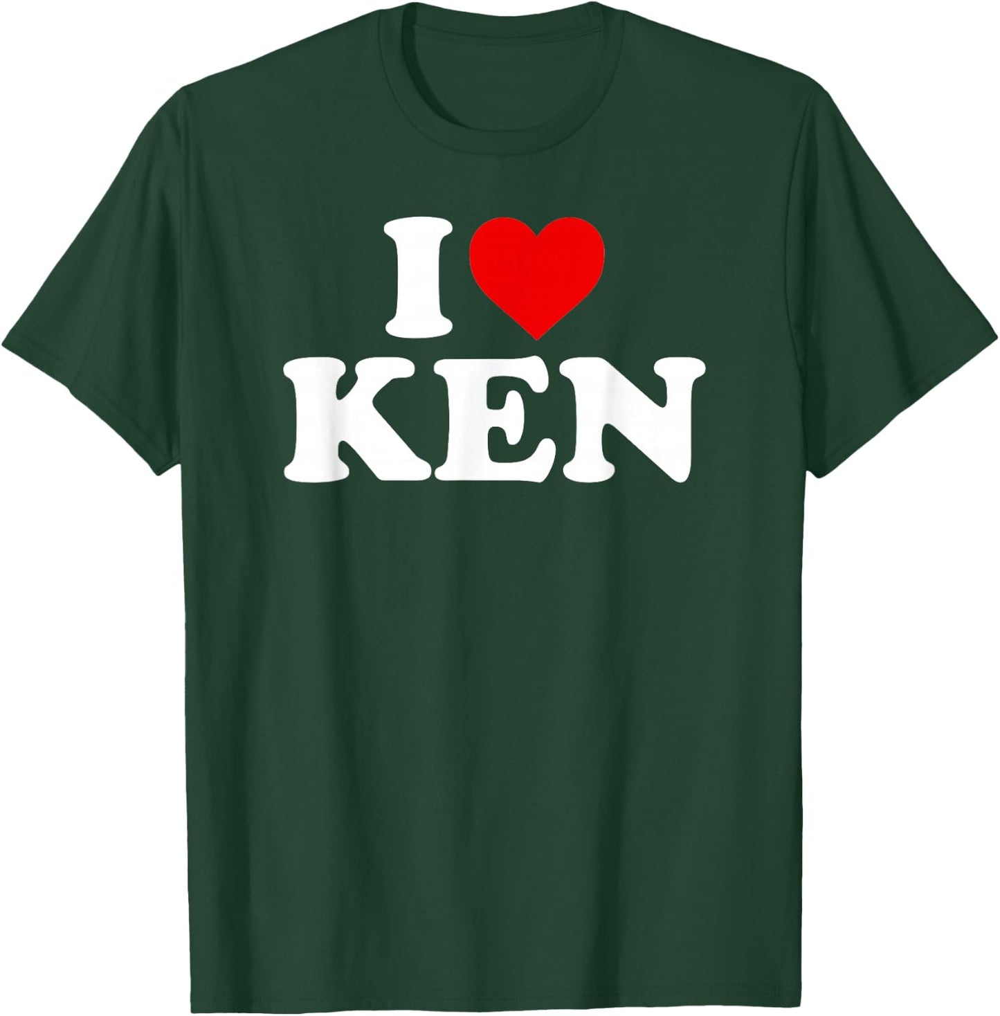 I Love Ken - Heart T-Shirt - T-Shirt | Forest