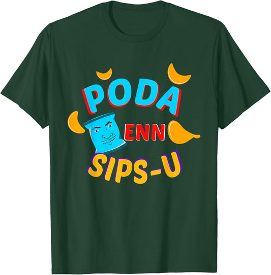 Swag Swami Kollywood Tamil Poda En Sipsu Foodie Chips Comedy T-Shirt - T-Shirt | Forest