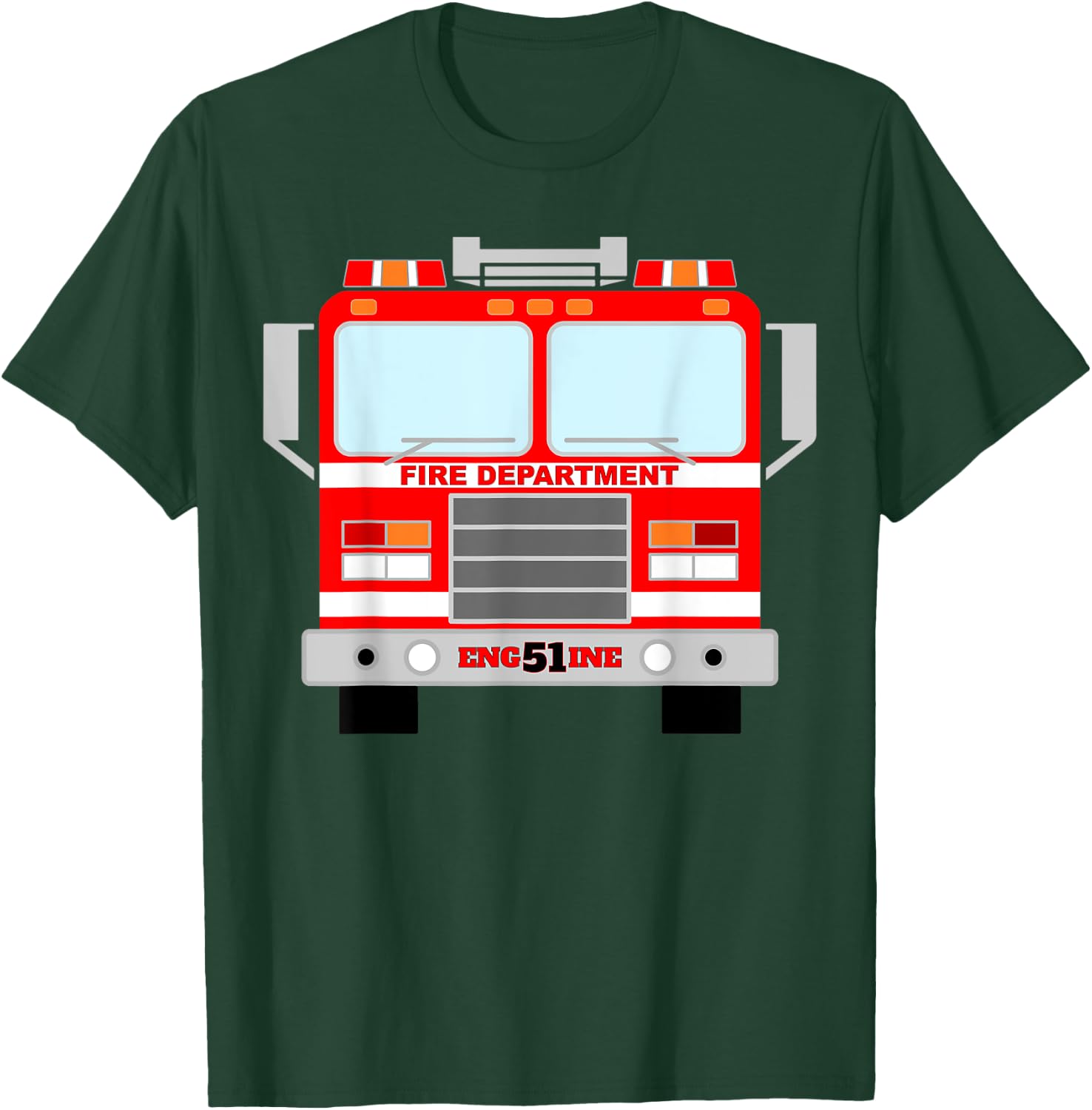 Fire Truck Halloween Costume Pretend I'm a Fire Truck T-Shirt - T-Shirt | Forest