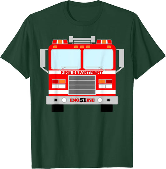 Fire Truck Halloween Costume Pretend I'm a Fire Truck T-Shirt - T-Shirt | Forest