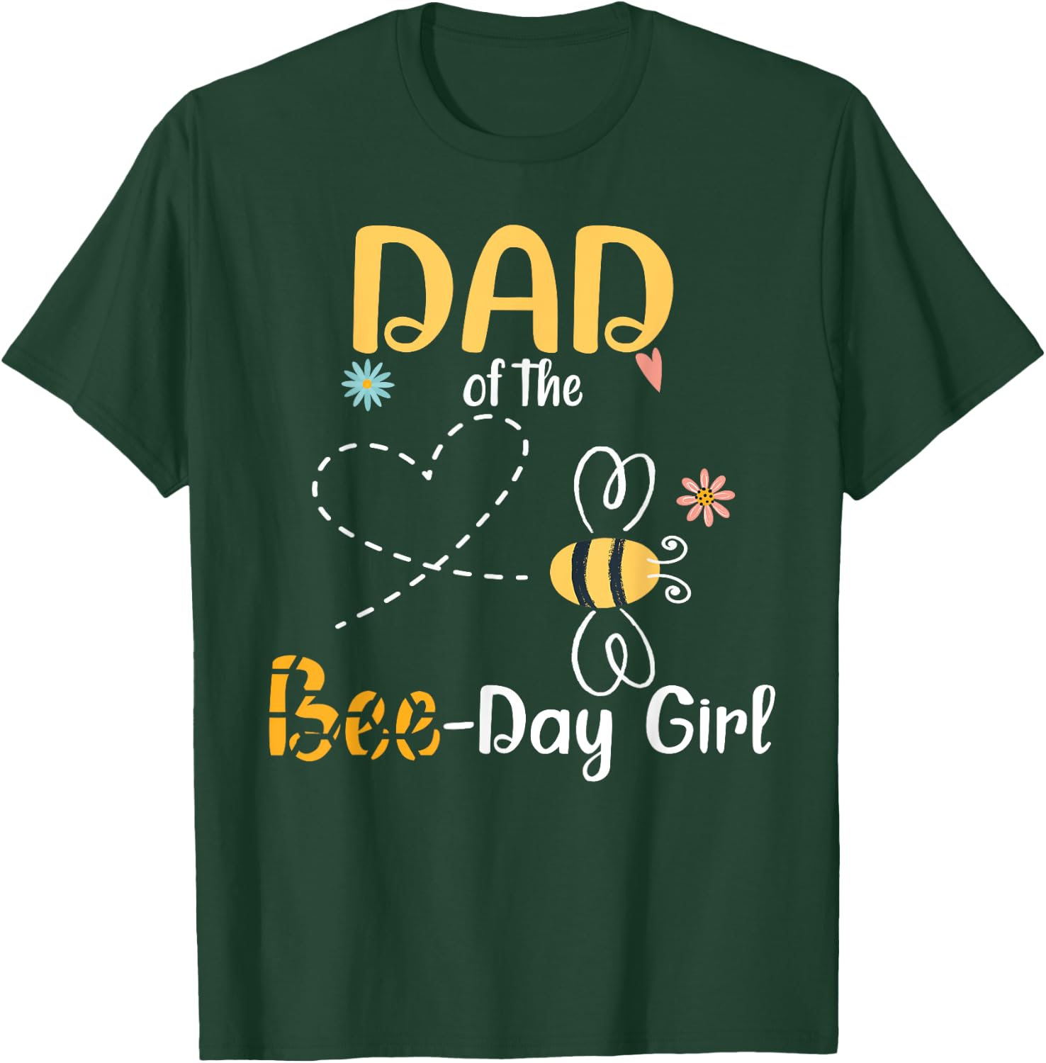 Dad Bee Birthday Party Matching Family T-Shirt - T-Shirt | Forest