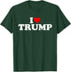 I Love Trump - Heart T-Shirt - T-Shirt | Forest