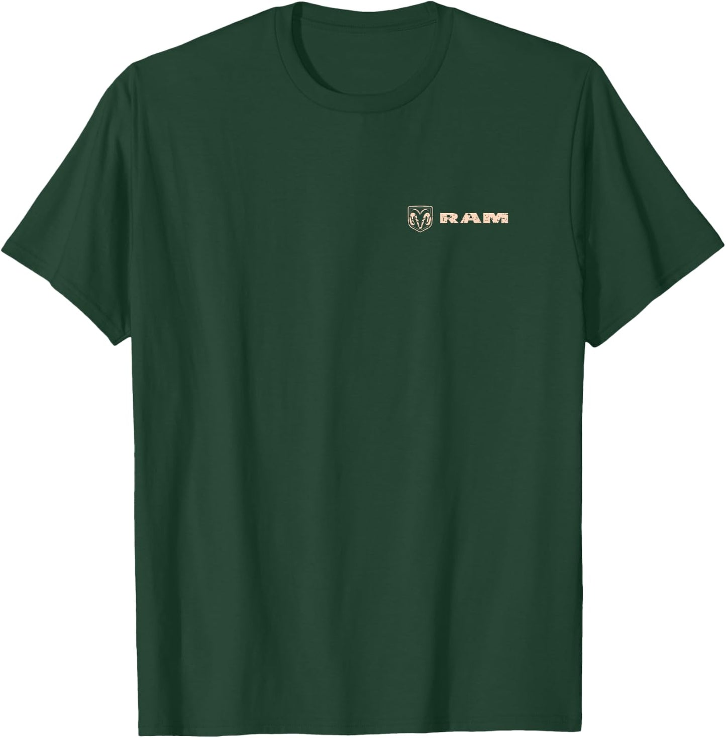 RAM Trucks My Truck My Rules - Light Print (Front/Back) T-Shirt - T-Shirt | Forest