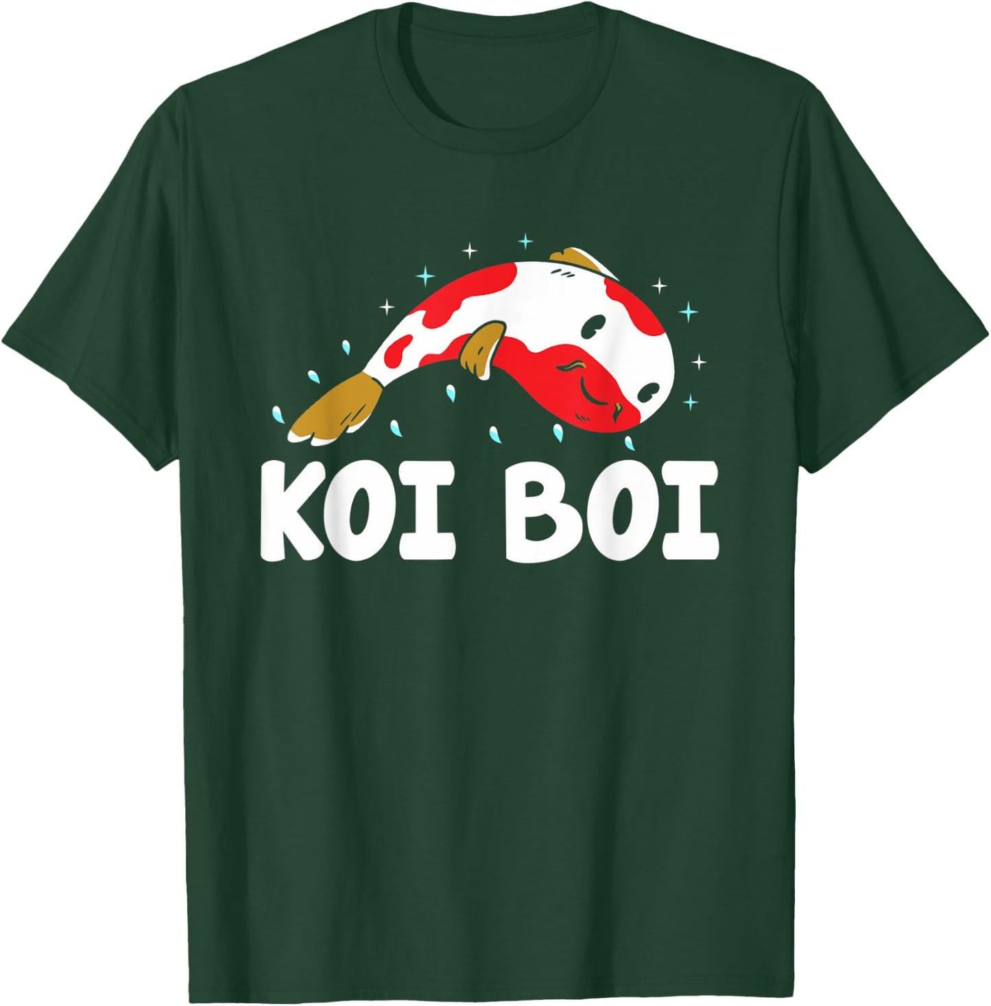 Koi Boi Fish - Koi Fish Breeding Koi Japanese Koi Fishing T-Shirt - T-Shirt | Forest