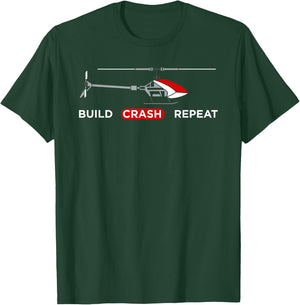 Funny RC Helicopter Design T-Shirt - T-Shirt | Forest