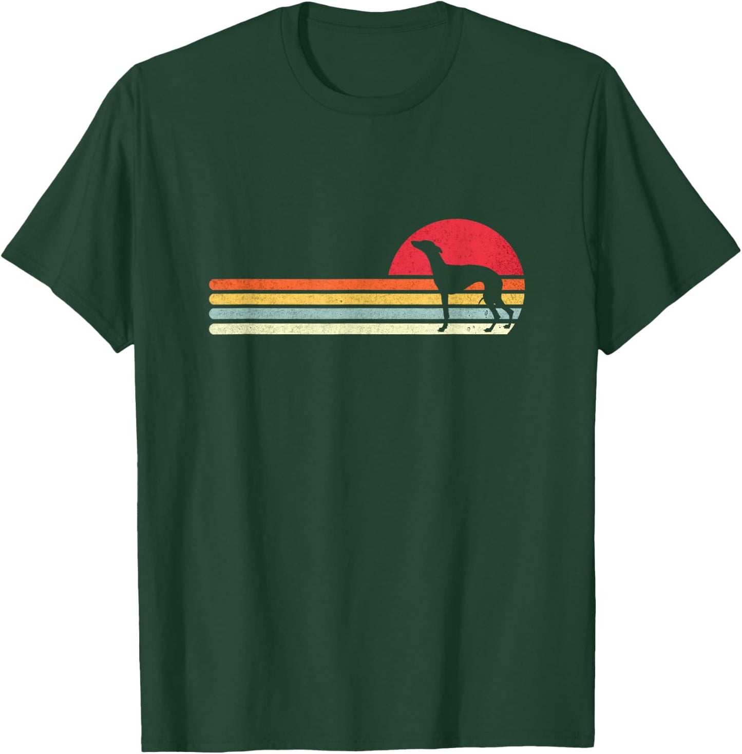 Whippet Dog . Vintage Retro Whippet T-Shirt - T-Shirt | Forest