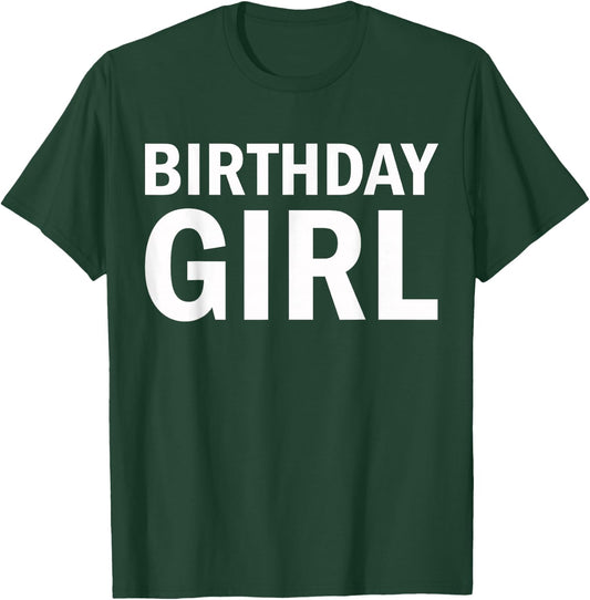 Birthday Girl Matching Family Costume Bday Party Women Girl T-Shirt - T-Shirt | Forest