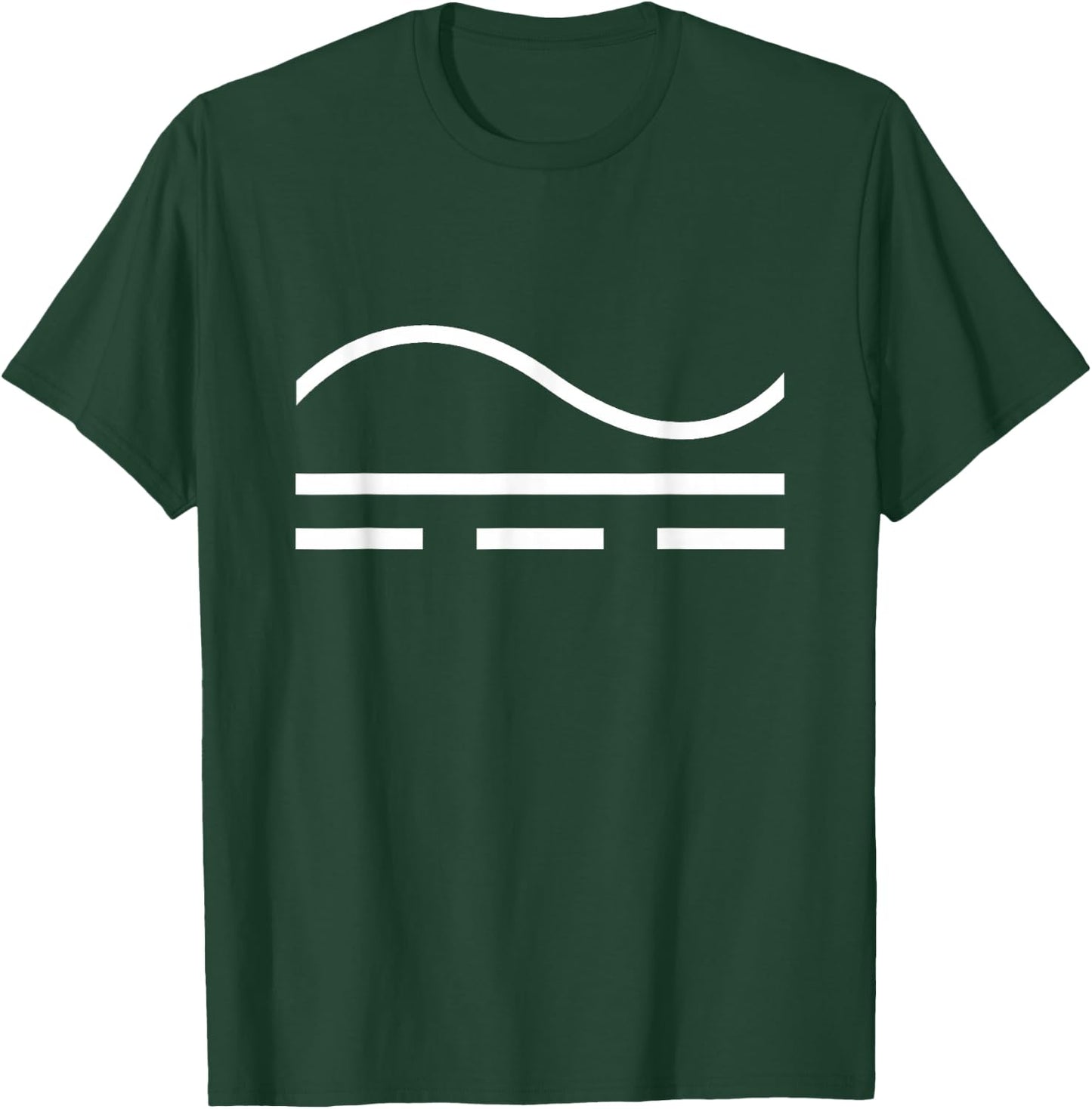 Electrician Gift Electric Currents Symbol T-Shirt - T-Shirt | Forest