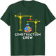 Construction Crew Bricklayer Building Blocks Master Builder T-Shirt - T-Shirt | Forest