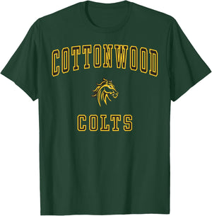 Cottonwood High School Colts C1 T-Shirt - T-Shirt | Forest