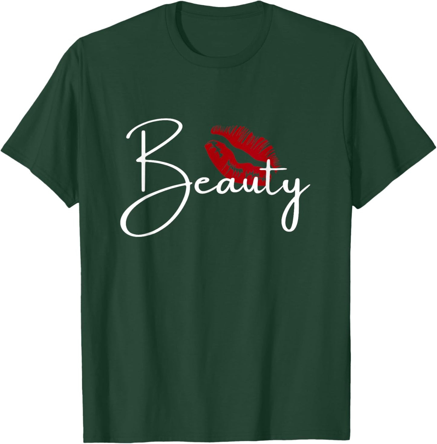 Beauty Matching Couple Outfit Gift T-Shirt - T-Shirt | Forest