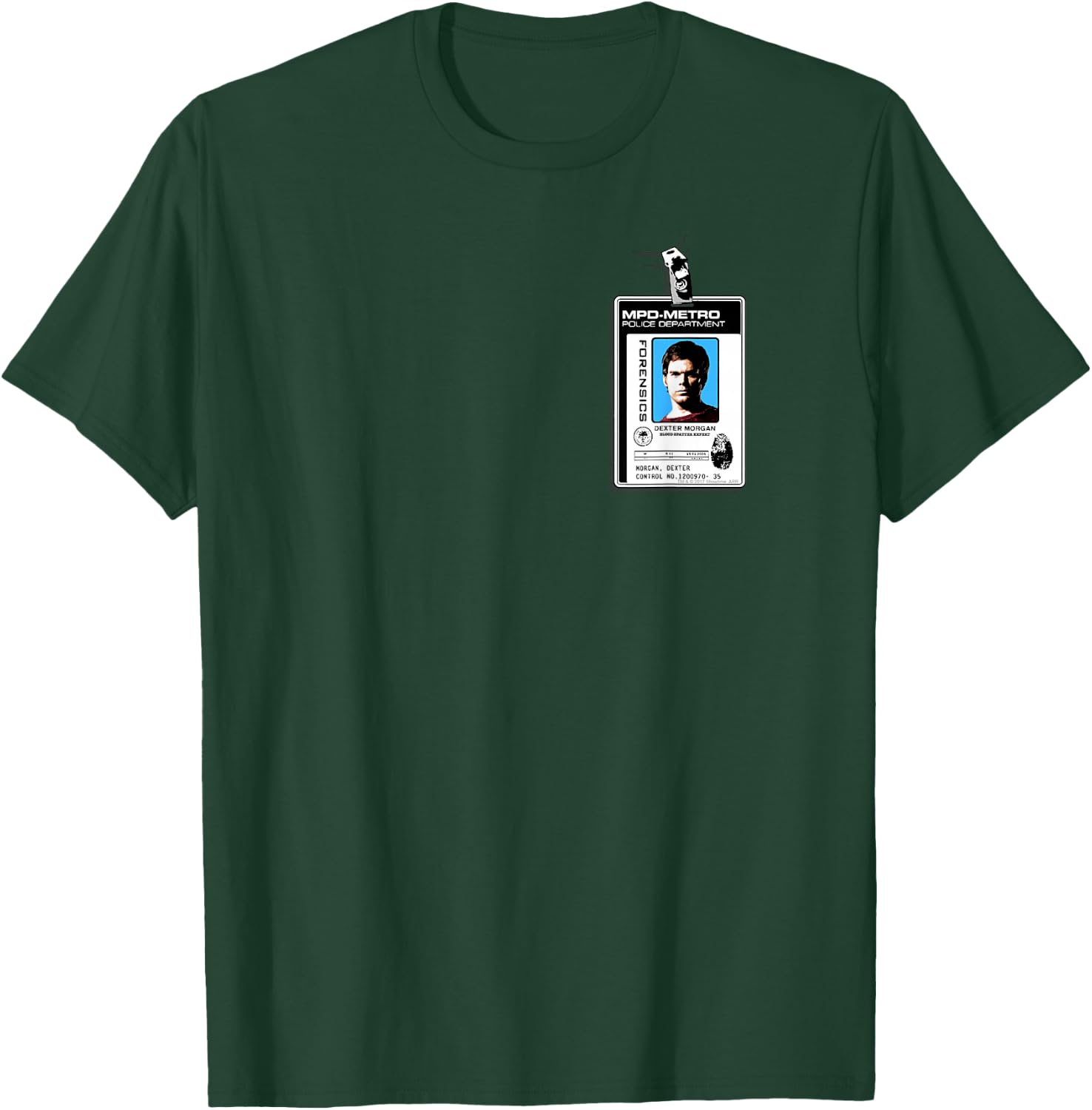 Dexter Badge T-Shirt - T-Shirt | Forest