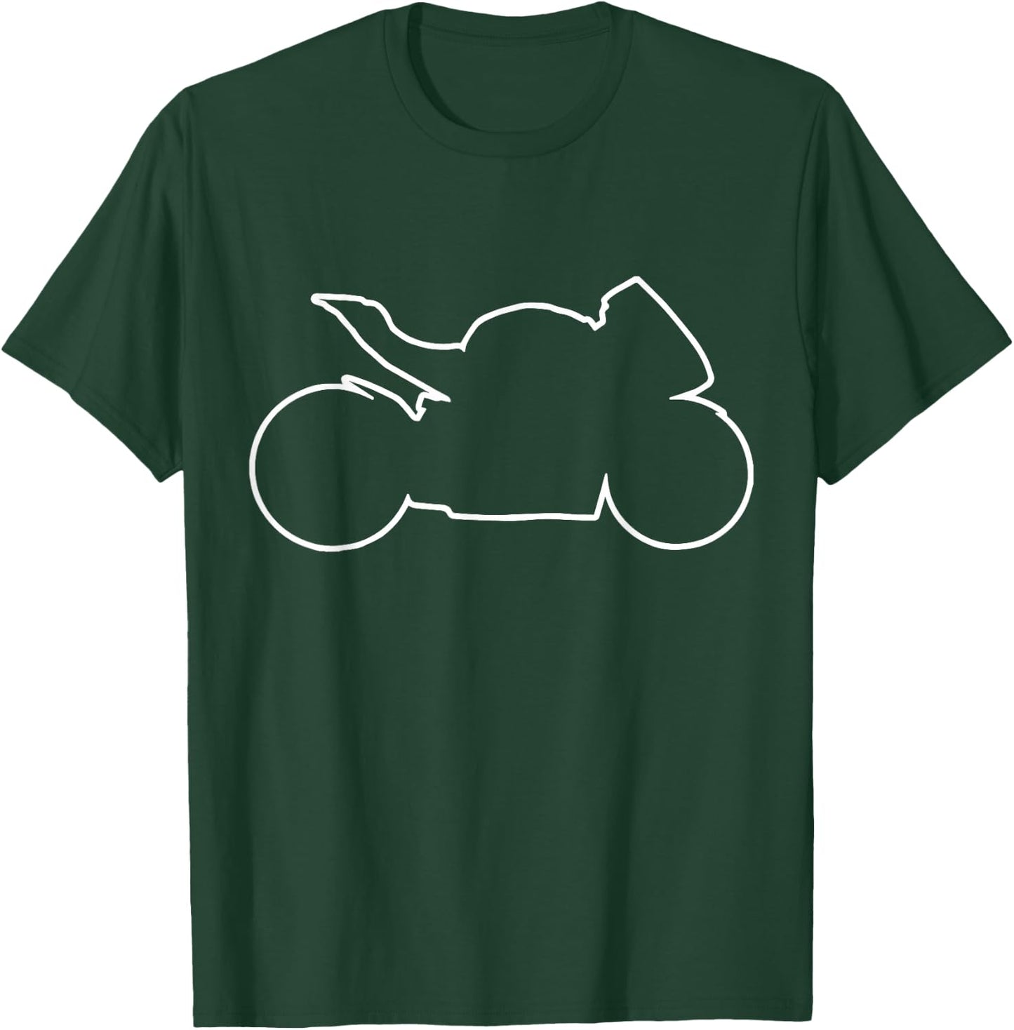 Motorcycle Racing Superbike Motorcyclist T-Shirt - T-Shirt | Forest