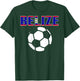 Proud Belize Soccer Lovers Jersey - Belizean Football Fans T-Shirt - T-Shirt | Forest