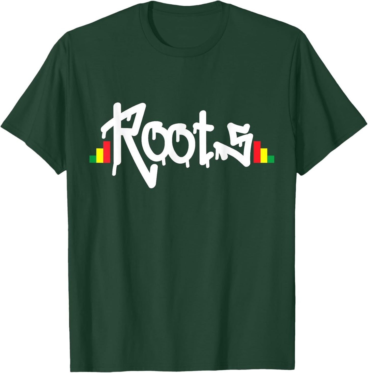 Reggae Roots Rasta Rastafari Grafitti Hip Hop Dub DnB Jungle T-Shirt - T-Shirt | Forest