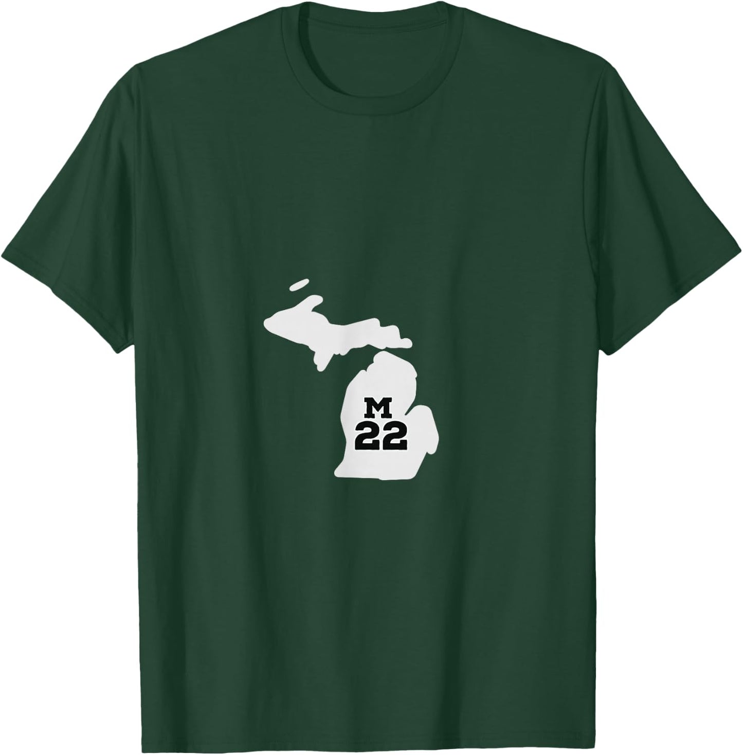 Michigan M22 route T-Shirt - T-Shirt | Forest