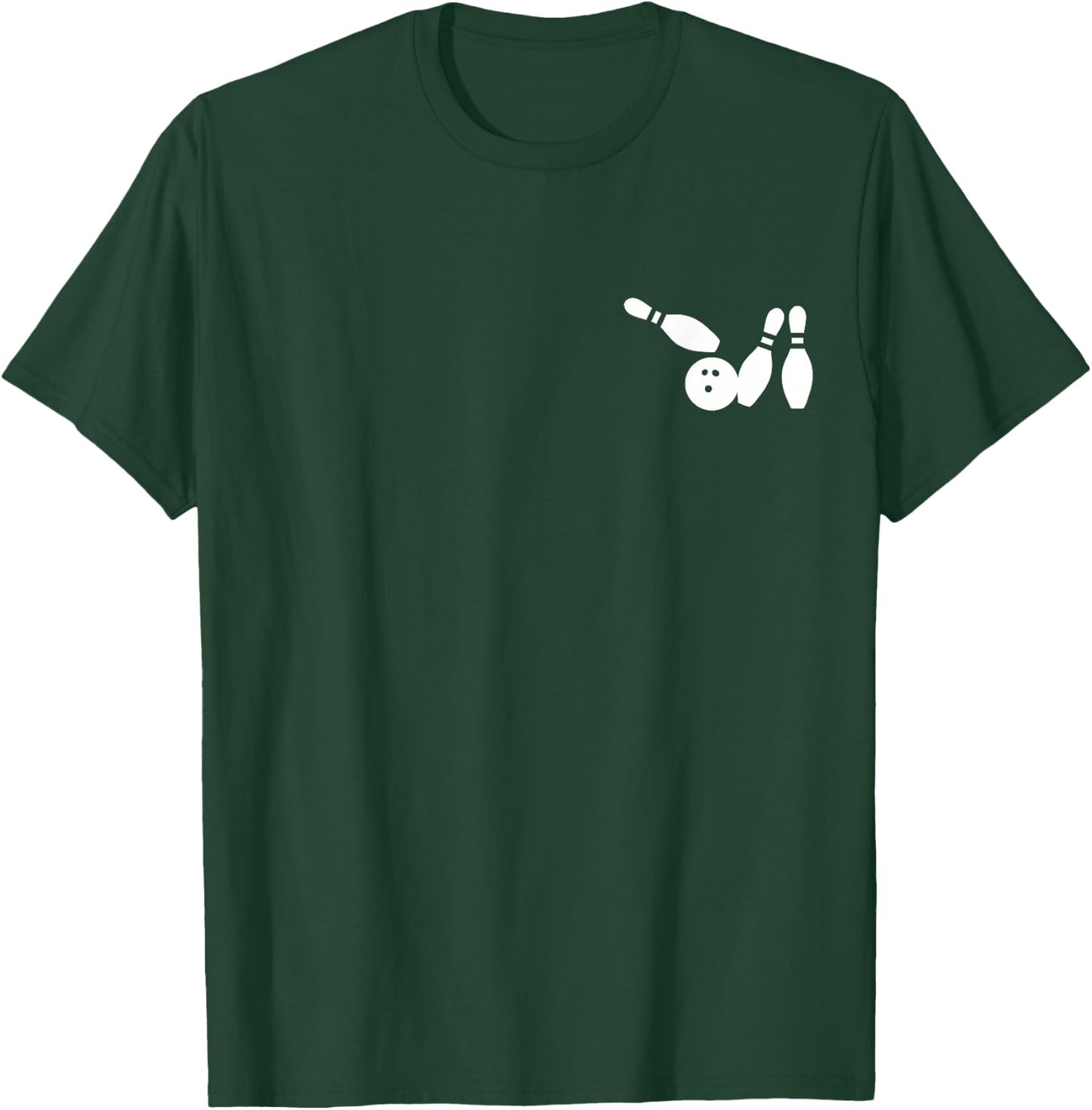 Bowling Team Shirt Gutter Gang Matching League Gift T-Shirt - T-Shirt | Forest