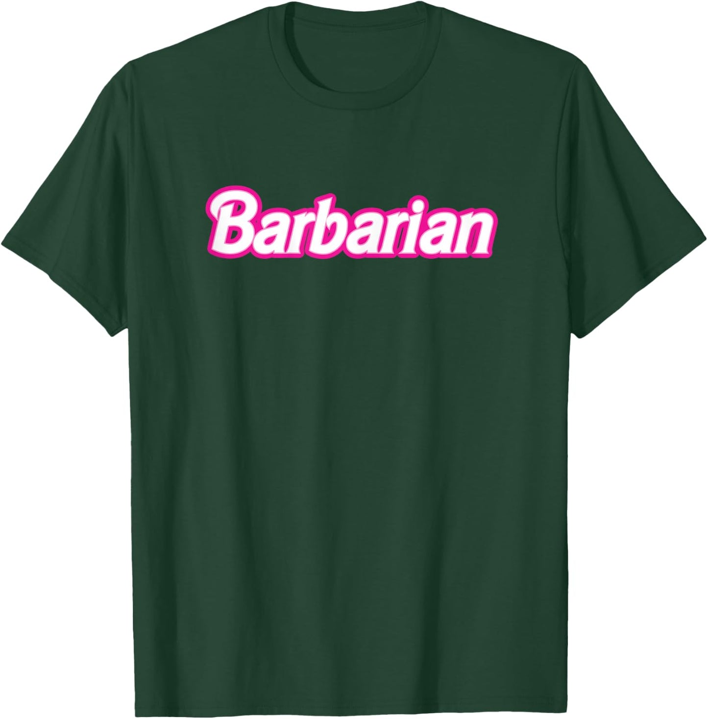 Love The Pink Barbarian Pink Retro T-Shirt - T-Shirt | Forest