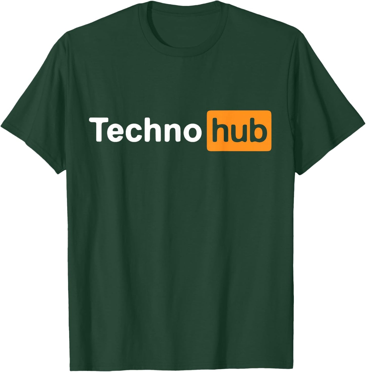 Techno Music Minimal Hard Clubbing Funny Festival Hub DJ T-Shirt - T-Shirt | Forest
