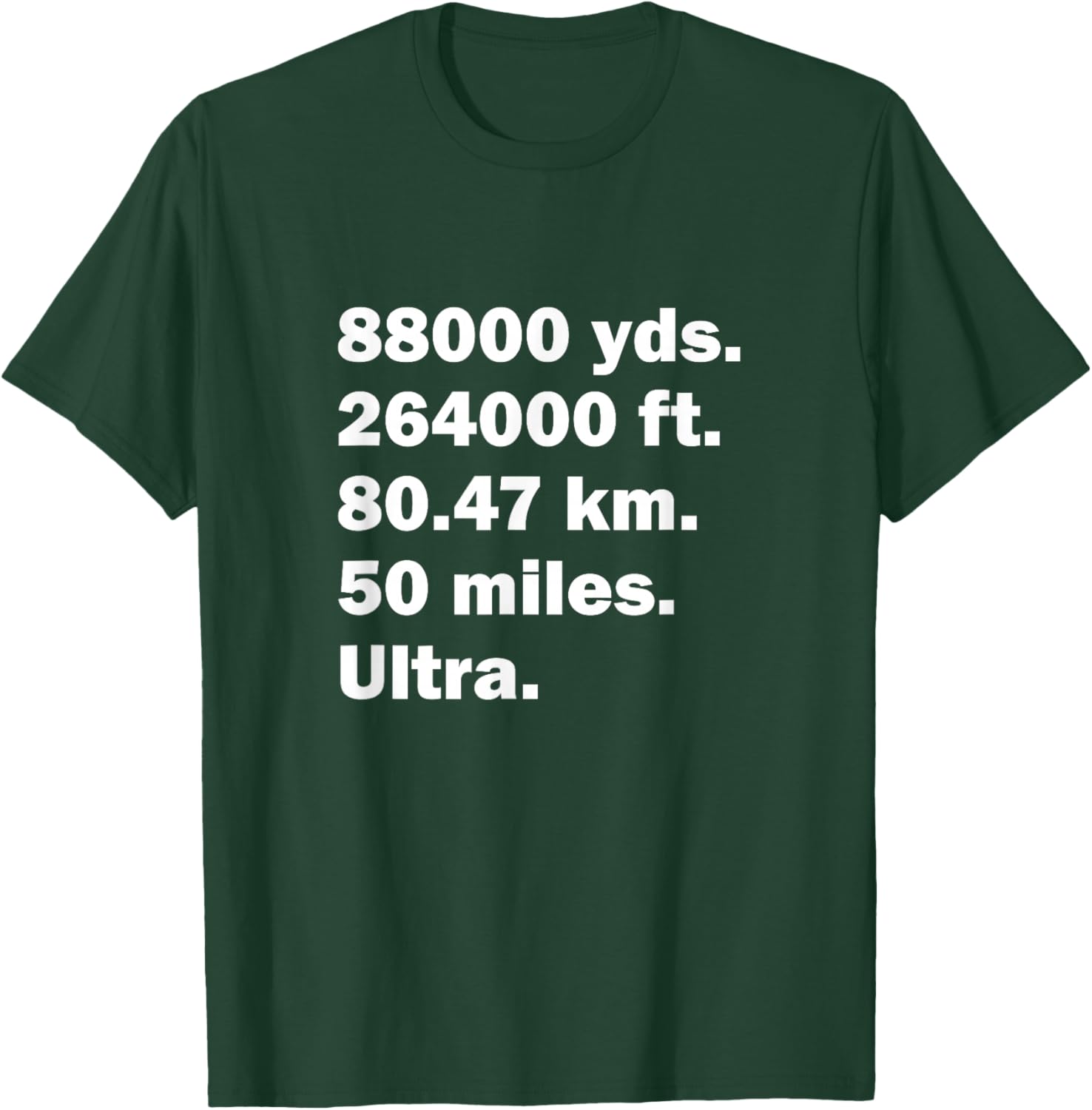 50 mile race - Ultra marathon finisher T-Shirt - T-Shirt | Forest