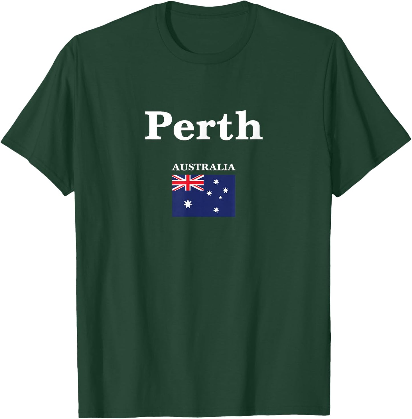 Perth city and the flag of Australia T-Shirt - T-Shirt | Forest