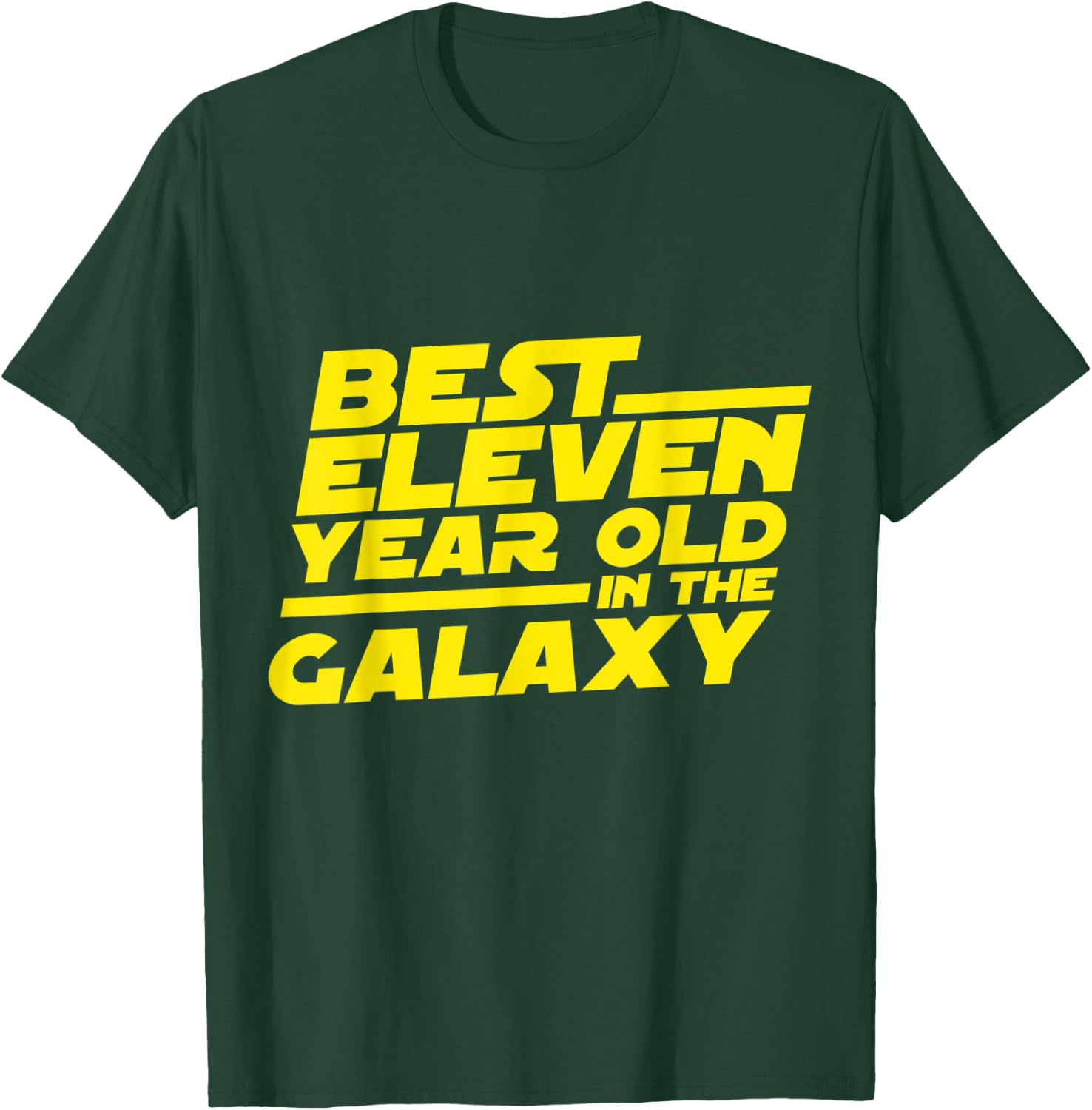11 Year Old 11th Birthday Party Best In The Galaxy Boys Girl T-Shirt - T-Shirt | Forest