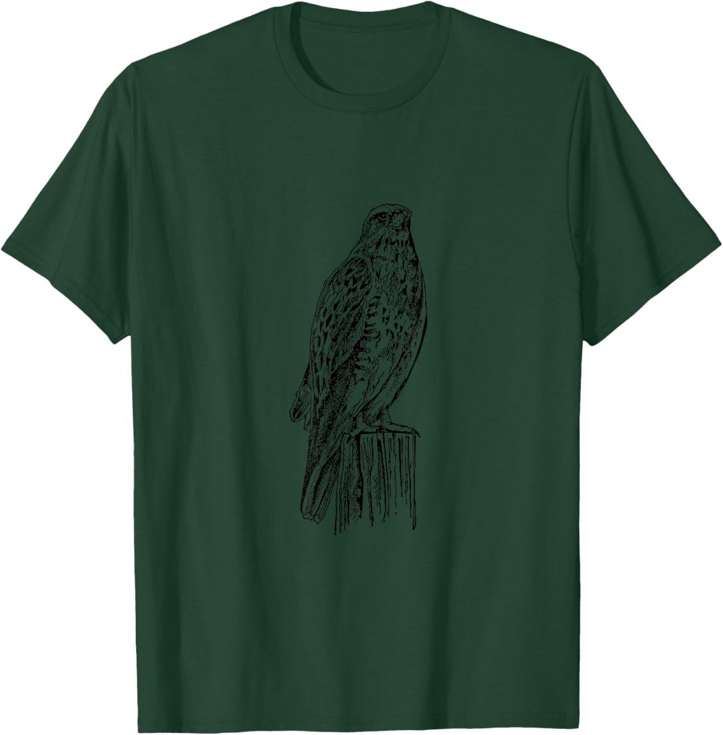 Swainson Hawk Ornithology Hawking Bird Lover T-Shirt - T-Shirt | Forest