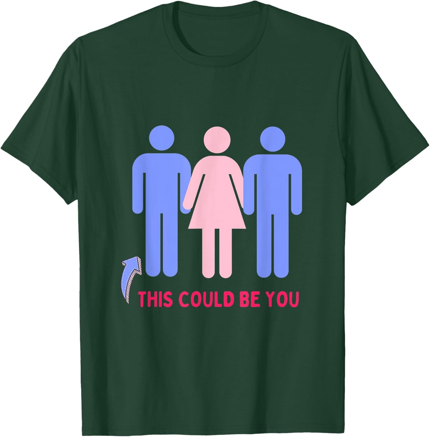 THIS COULD BE YOU Threesome Swingers T-Shirt - T-Shirt | Forest