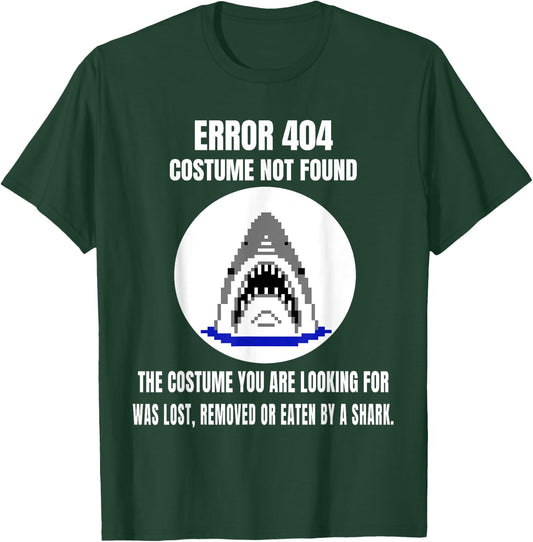 Halloween Error 404 Costume Not Found Coding Programmer Geek T-Shirt - T-Shirt | Forest