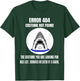 Halloween Error 404 Costume Not Found Coding Programmer Geek T-Shirt - T-Shirt | Forest