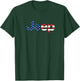 Jeep Flag Wordmark Logo T-Shirt - T-Shirt | Forest