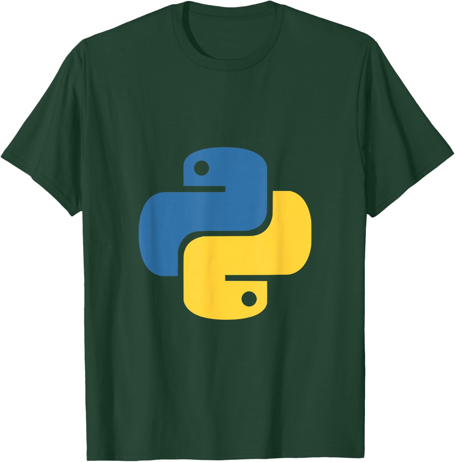 Python Logo for Engineers T-Shirt - T-Shirt | Forest