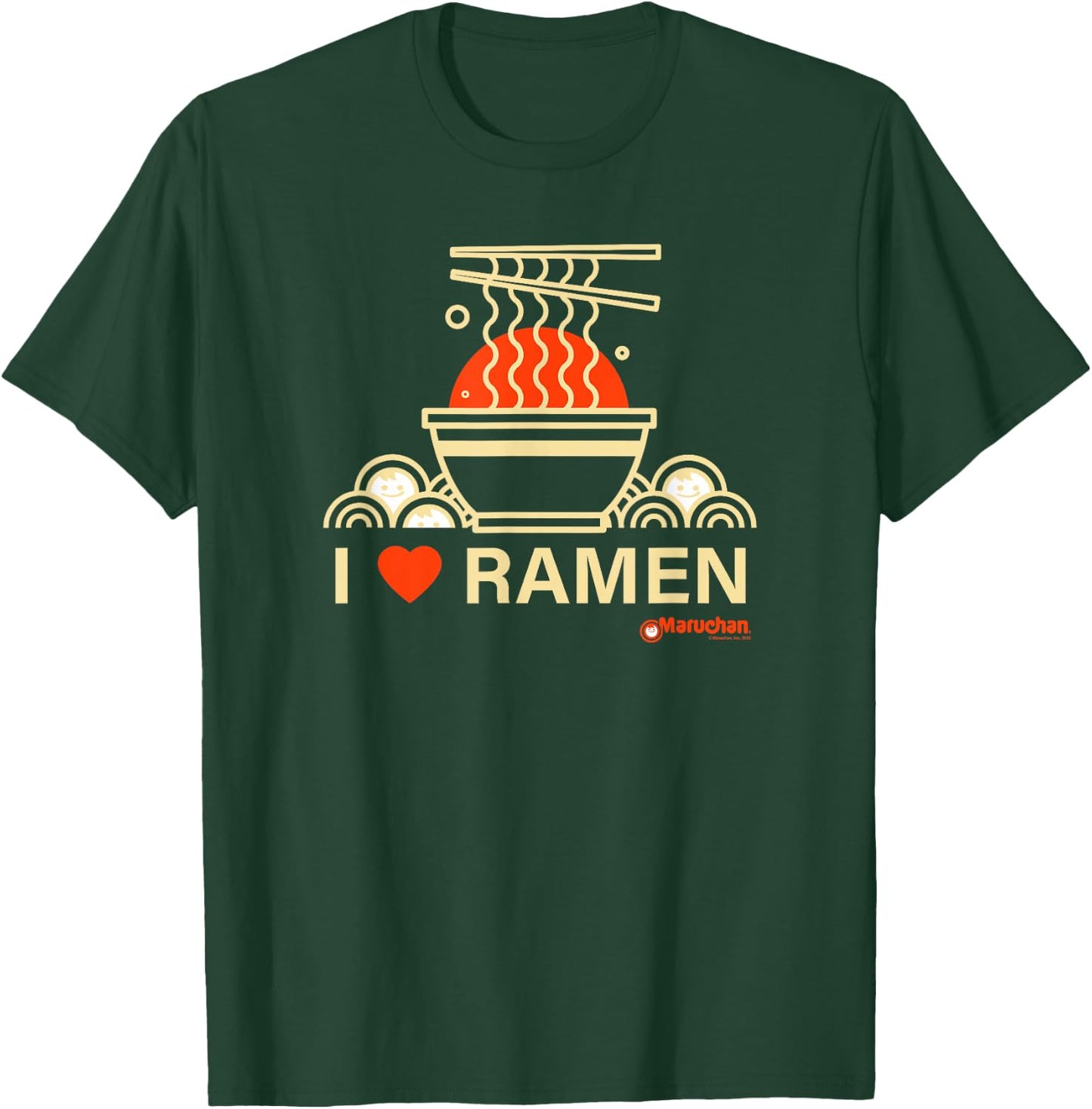 Maruchan I Heart Ramen Noodle Bowl Poster T-Shirt - T-Shirt | Forest