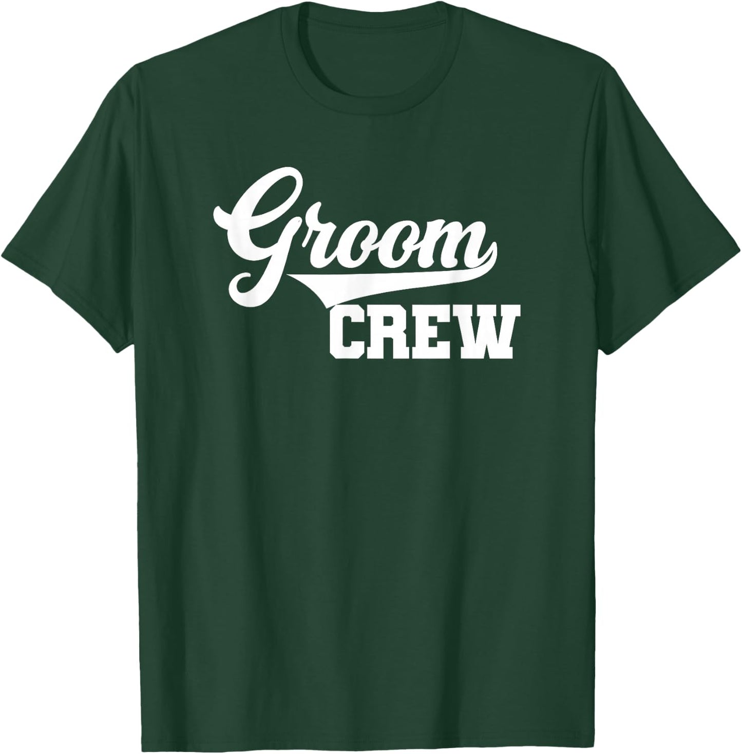 Groom Crew, Bachelor Party, Wedding, Men, Family Matching T-Shirt - T-Shirt | Forest
