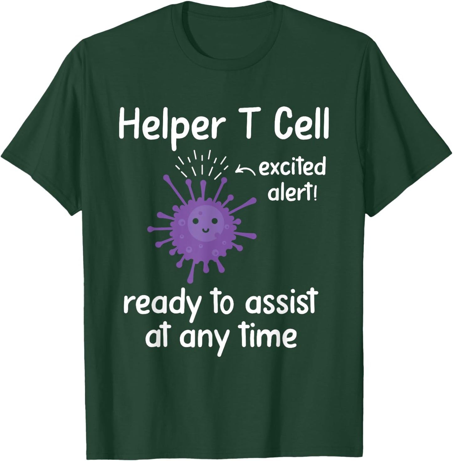 Cellular Immunity - T-Cell Immunity White Blood Cell Lover T-Shirt - T-Shirt | Forest